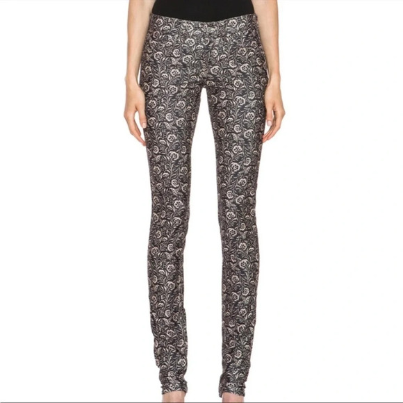 ISABEL MARANT ETOILE Iti Floral Velvet Skinny Pant - Picture 1 of 6